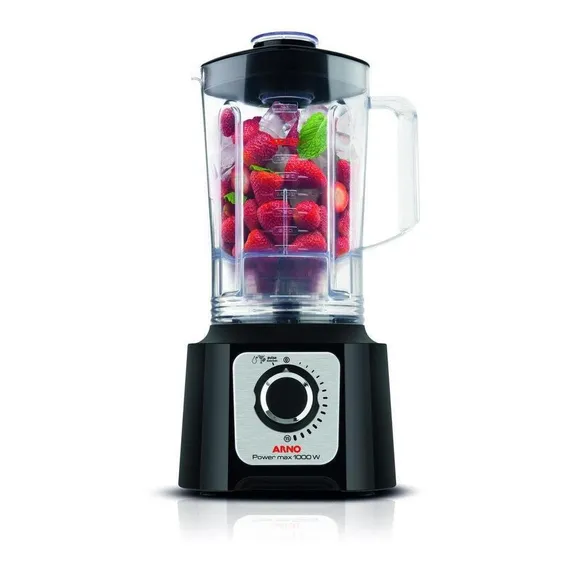 Liquidificador Arno Power Max 1000w Preto 127V Foto 1