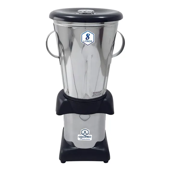 Liquidificador Baixa Rotação 8 Litros Industrial Inox - 127v JL Colombo Foto 1