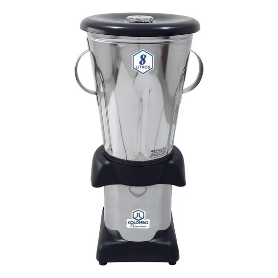 Liquidificador Baixa Rotação 8 Litros Industrial Inox - 220v Foto 1
