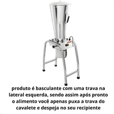 Liquidificador Basculante Industrial 20l Bm 39 Nr Bermar Inox Foto mini 3