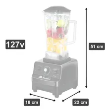 Liquidificador Blender 2l  Preto Marchesoni 127v Foto mini 4