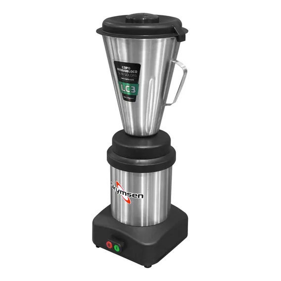 Liquidificador Comercial Copo Monobloco Inox 3l Skymsen 220v Foto 1