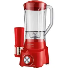 Liquidificador Diamante 800 900W 4 Velocidades Vermelho Britânia 220v Foto mini 1