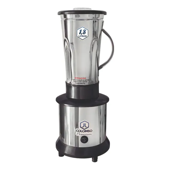 Liquidificador Industrial 1,8 Litro Alta Rotação Inox - 110v Cor Prateado Foto 1