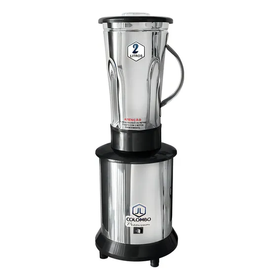 Liquidificador Industrial 2 Litros Alta Rotação Inox 110v Foto 1