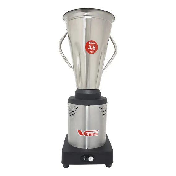 Liquidificador Industrial 3,5 Litros Alta 110v Rotação Inox Foto 1