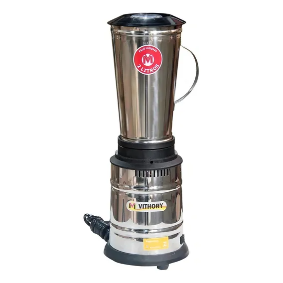 Liquidificador Industrial Alta Rotação 2 Litros Inox Vithory Cor Prateado 220V Foto 1