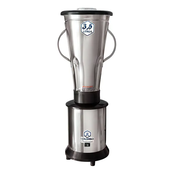 Liquidificador Industrial Baixa Rotação 3,5l Bivolt Inox Foto 1