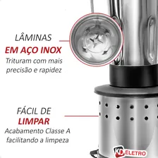 Liquidificador industrial KD Eletro Liquidificador Industrial LAR-2 2 L aço inoxidável 127V Foto mini 4