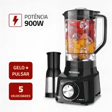 Liquidificador Mondial Turbo Full Black L-900w Preto 127v Foto mini 4
