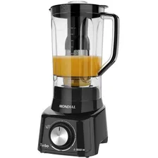 Liquidificador Mondial Turbo Full Black L-900w Preto 127v Foto mini 3