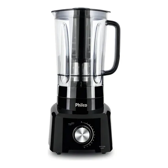 Liquidificador Philco 1200w Preto 127v Foto 1