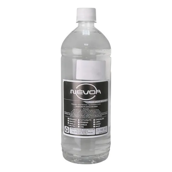 Liquido Para Maquina De Fumaça 1l Neutro Super Nevoa Foto 1