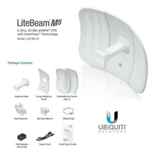 Lite Beam M5 Lbe-m5-23 5ghz 23dbi Ubiquiti Fonte Poe Foto mini 4