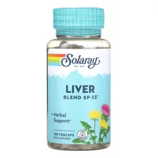 Liver Blend - Detox Do Figado - Solaray - 100 Vegcaps. Foto mini 2