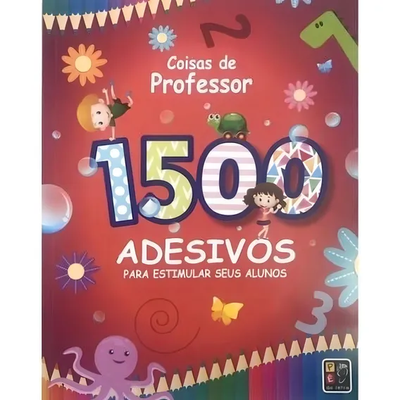 Livro 1500 Adesivos Para Estimular Os Alunos Foto 1