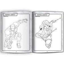 Livro 500 Adesivos E Atividade Her贸is Vingadores Disney Foto mini 4