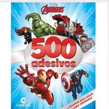 Livro 500 Adesivos E Atividade Her贸is Vingadores Disney Foto mini 1