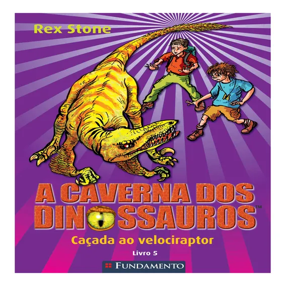 Livro A Caverna Dos Dinossauros - Caçada Ao Velociraptor Foto 1