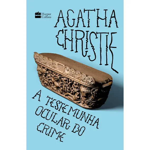 Livro a testemunha ocular do crime de Christie Agatha editora Harpercollins Brasil capa dura em português 2022 Foto 1