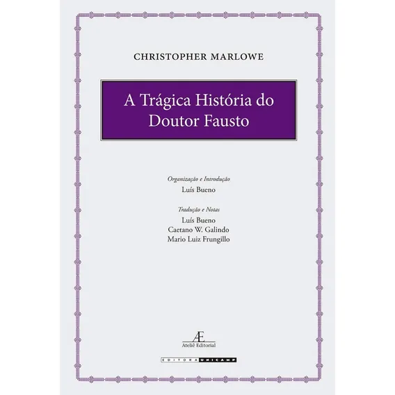 Livro A Trágica História Do Doutor Fausto Foto 1