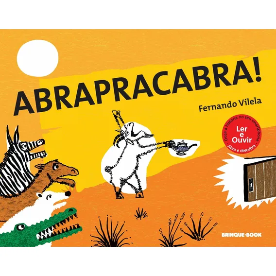 Livro Abrapracabra!, de Vilela, Fernando. Editora Brinque-Book, capa mole em português, 2012 Foto 1