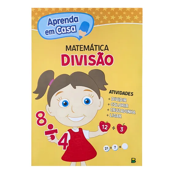 Livro Aprenda Em Casa Matemática - Divisão - Todo Livro Foto 1
