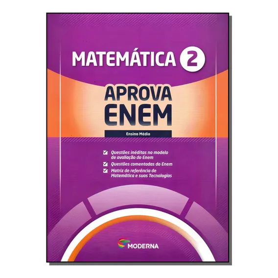 Livro Aprova Enem Matematica Volume 2 Foto 1