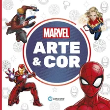 Livro Arte E Cor Marvel - Livro De Colorir Foto mini 1
