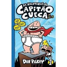 Livro As Aventuras Do Capitão Cueca Vol 1 Foto  mini 1