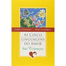 Livro As Cinco Linguagens Do Amor Das Crianças Gary Champman Foto  mini 1