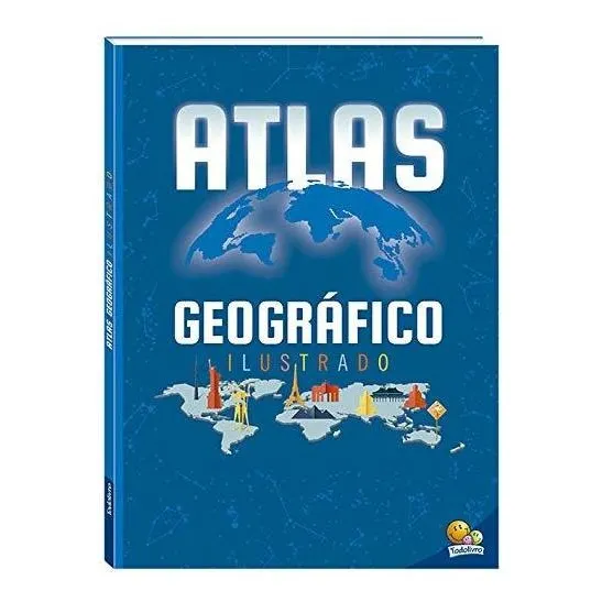 Livro Atlas Geografico Ilustrado Foto 1