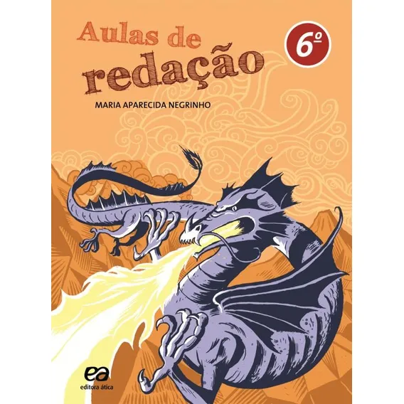 Livro Aulas de redação 6º ano de Maria Aparecida Negrinho edição 13, 2011 em português Editoria Ática Foto 1
