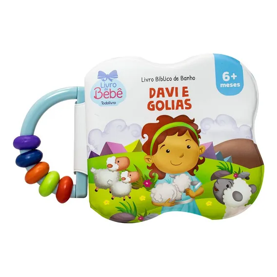 Livro Bíblico De Banho: Davi E Golias Foto 1