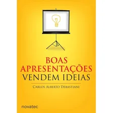 Livro Boas Apresentações Vendem Ideias Novatec Editora Foto  mini 1