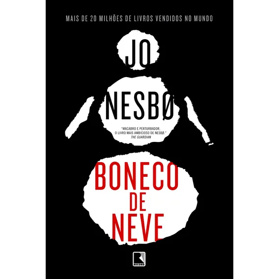 Livro Boneco de neve de Jo Nesbø vol. 7 Harry Hole capa mole em português 2013 Editora Record Ltda Foto 1