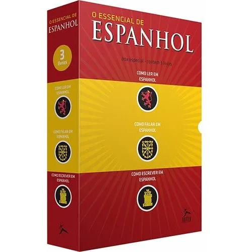 Livro Box O Essencial De Espanhol ( 3 Volumes) Foto 1