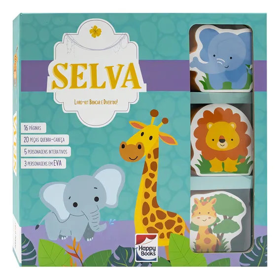Livro Brincar É Divertido! Selva Foto 1