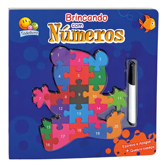 Livro Brinque E Aprenda! Brincando Com Números - Foto 1