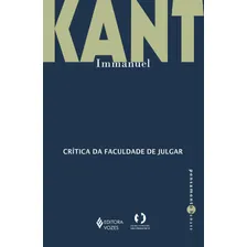 Livro Capa Mole CrÃtica Da Faculdade De Julgar De Immanuel Kant Da Editora Vozes Foto mini 1