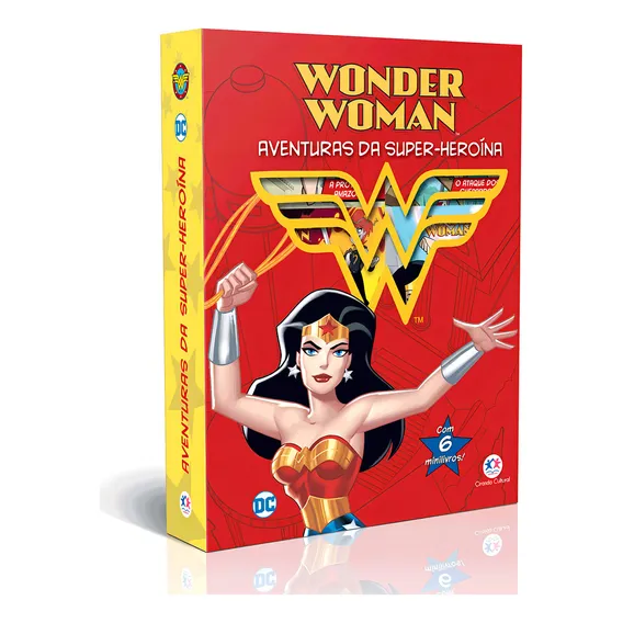 Livro Cartonados - Mulher Maravilha Com Super Aventuras Foto 1