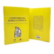 Livro Catecismo Da Igreja Católica Capa Amarela Grande Foto  mini 1