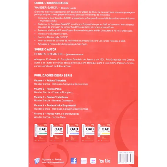 Livro Como Passar Na Oab: Prática Trabalhista - 2ª Fase Foto 1