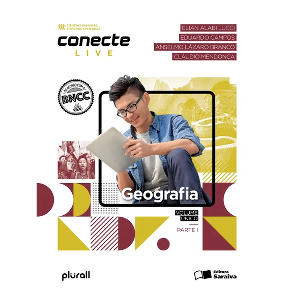 Livro Conecte Live Geografia Volume único de Elian Alabi Lucci em português 2020 Editora Saraiva Foto 1