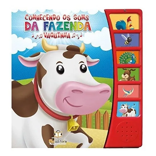 Livro Conhecendo Os Sons Da Fazenda - Vaquinha Foto 1