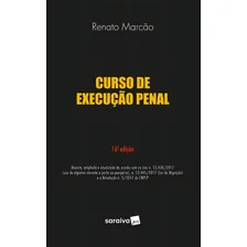 Livro Curso De Execução Penal - Renato Marcão Foto  mini 1