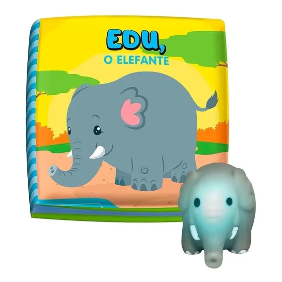 Livro De Banho Com Mascote Que Acende Tá Na Hora Do Banho Foto 1