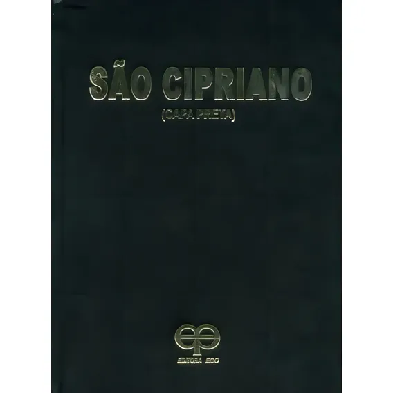 Livro De Sao Cipriano Capa Preta - Editora Eco Foto 1