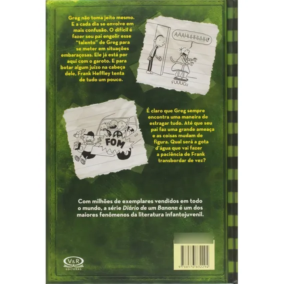 Livro - Diário De Um Banana 3: A Gota Dágua- Imediato Foto 1