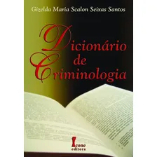 Livro Dicionario De Criminologia Foto  mini 1